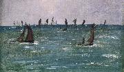 Edouard Manet Bateaux en Mer, Golfe de Gascogne china oil painting artist